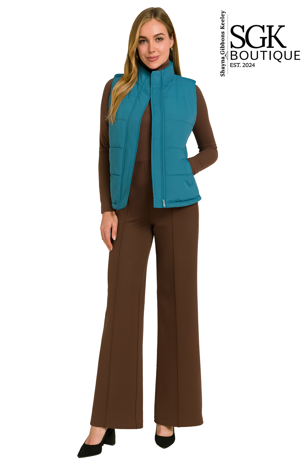 Pintuck | Ponte Pants