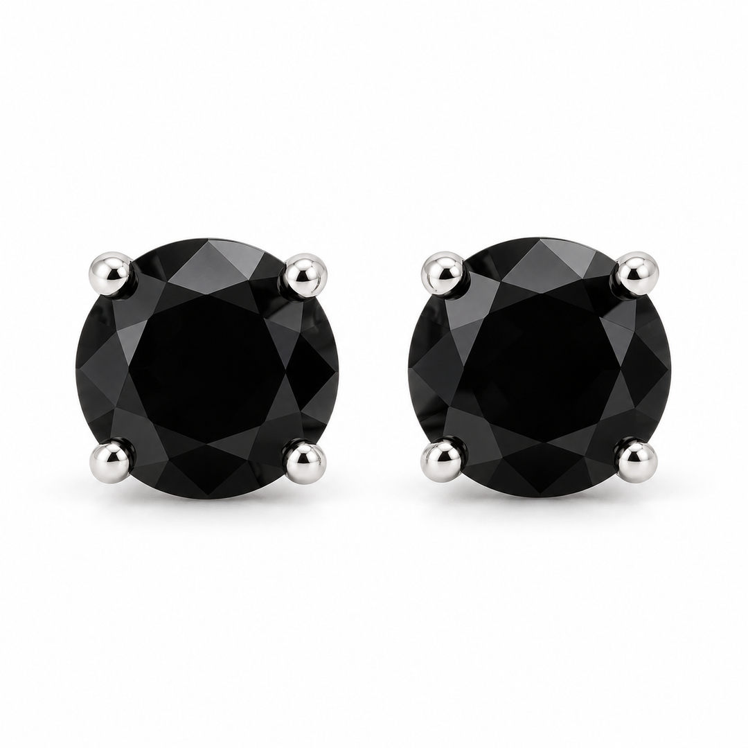 Black | Crystal Stud