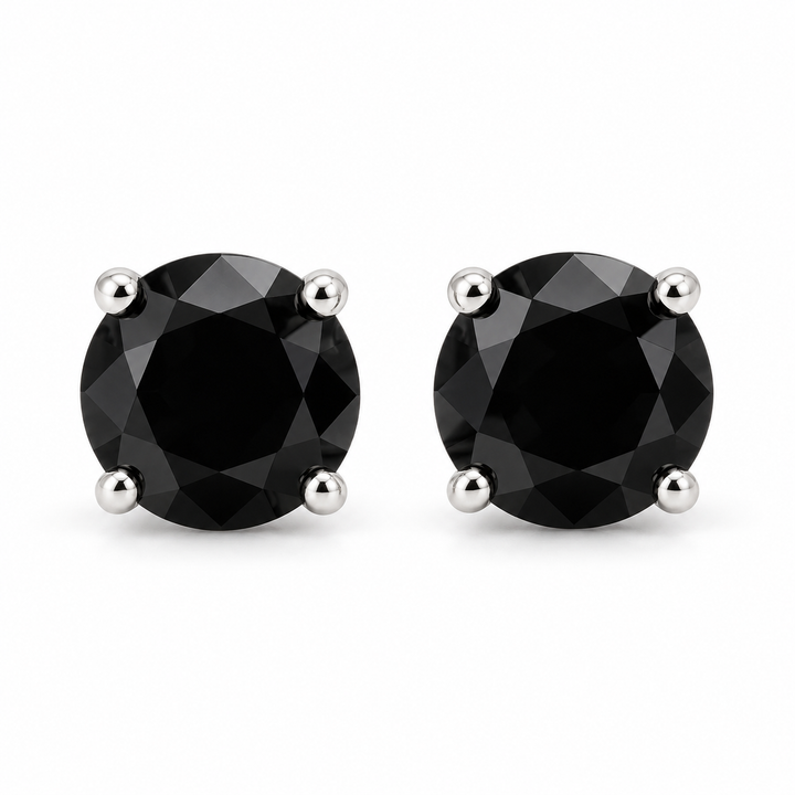 Black | Crystal Stud