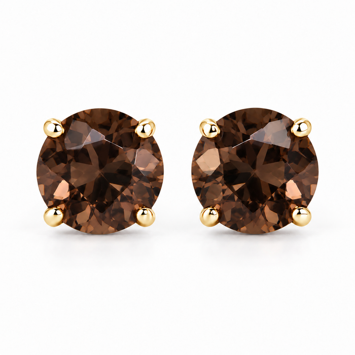 Brown | Crystal Stud