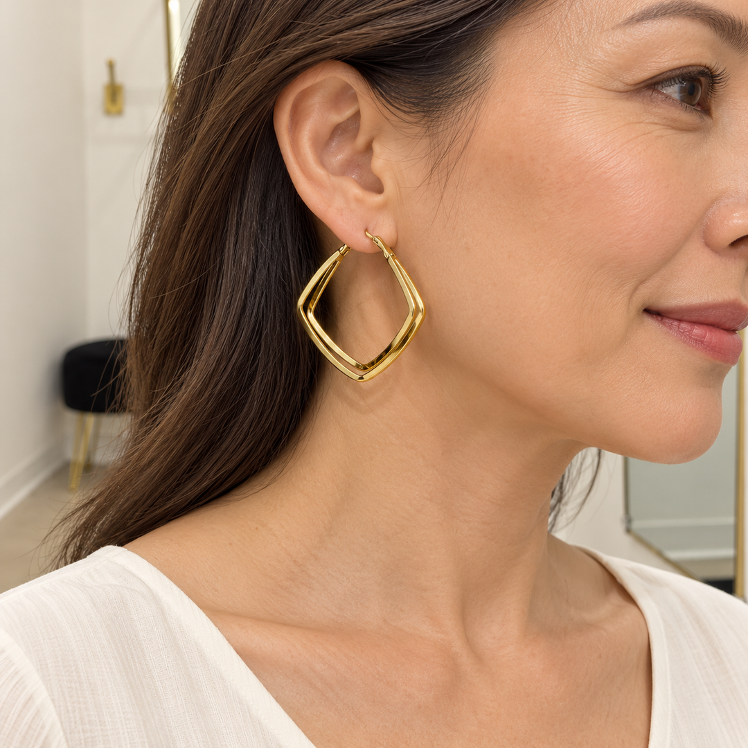 Square Hoop | Earrings