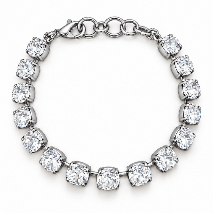 Silver Clear | Link Bracelet