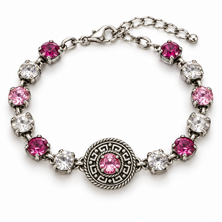 Pink Silver | Link Bracelet