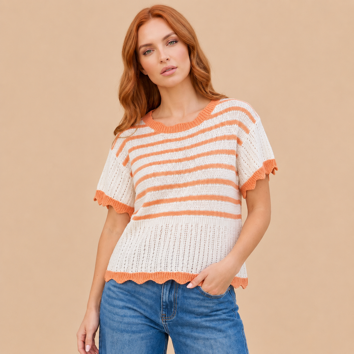 Scallop Trim | Sweater
