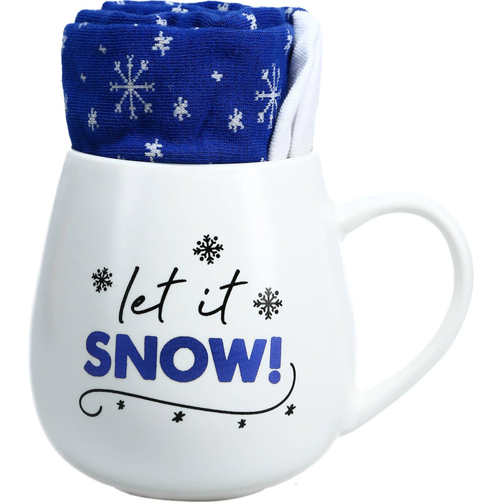 White mug with &