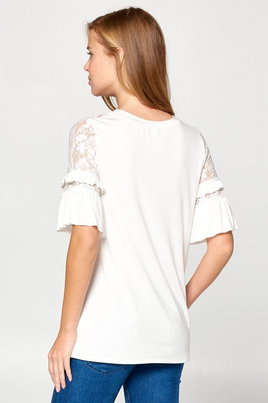 SHEER LACE KNIT
