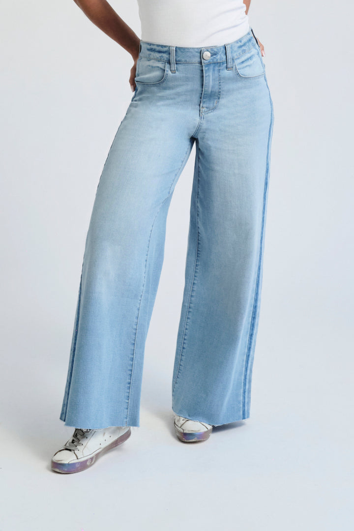 Side Stripe | Wide Leg Denim
