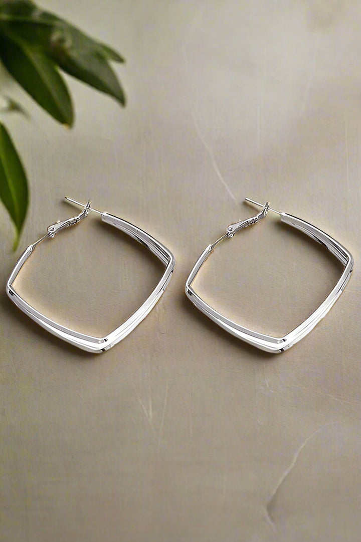DOUBLE SQUARE EARRINGS