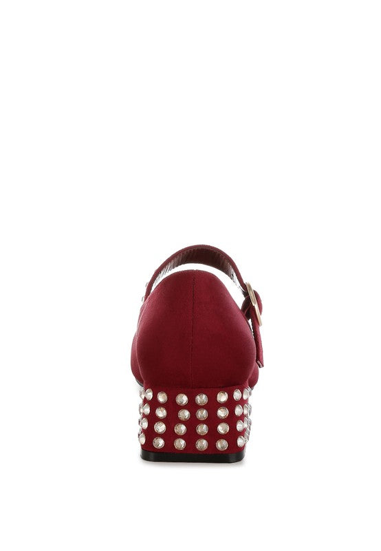Sima Studded Mary Jane Pump