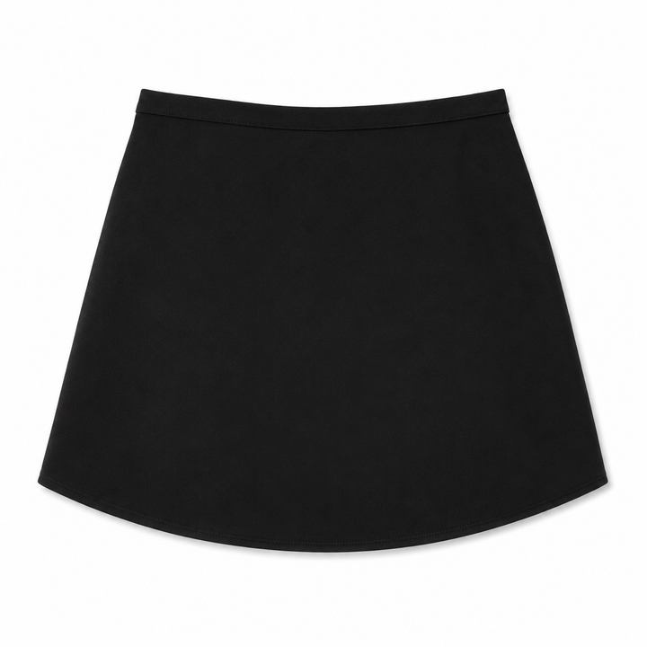 Black skirt on a white background