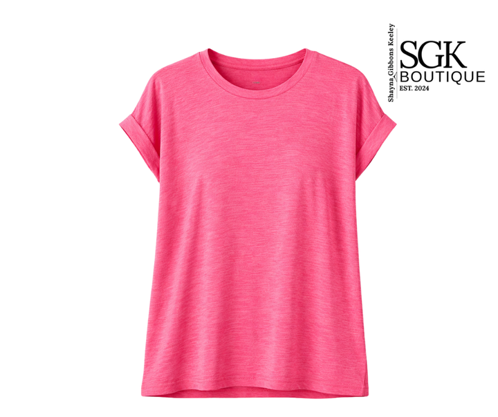 Slub Rolled Tee | Everyday Knit