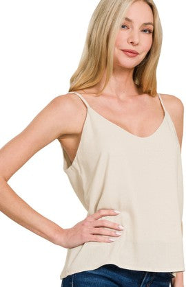 WOVEN CAMI