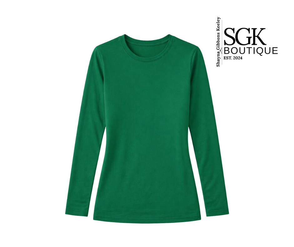 Kelly Green|Soft Stretch Long Sleeve