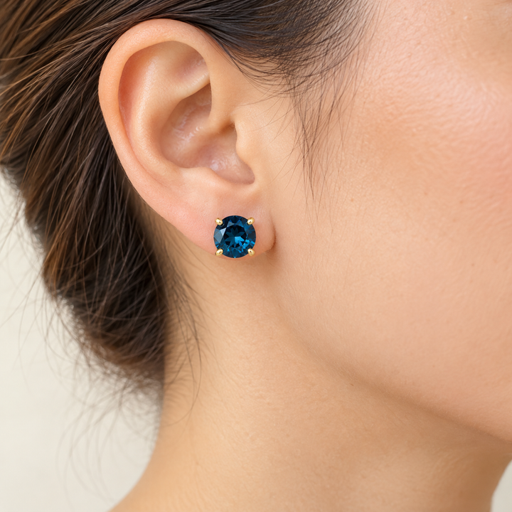 Sapphire | Crystal Stud