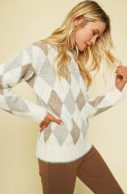 Argyle Sweater Pullover