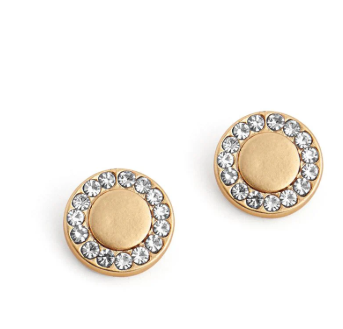 Gold Crystal Stud