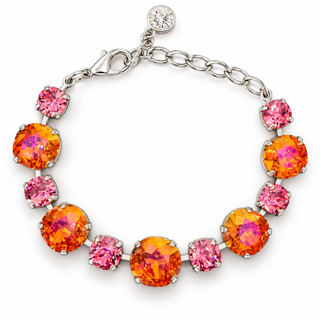 Pink Orange | Link Bracelet