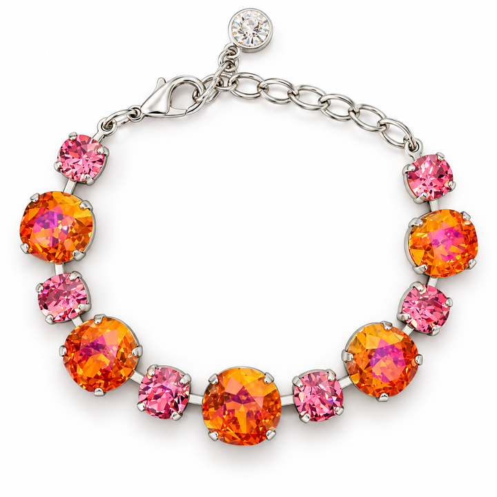 Pink Orange | Link Bracelet
