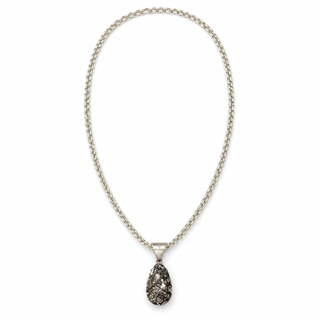 Pear Crystal Patina | Necklace