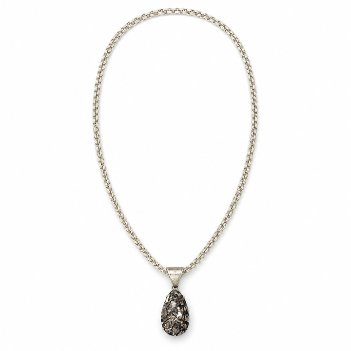 Pear Crystal Patina | Necklace