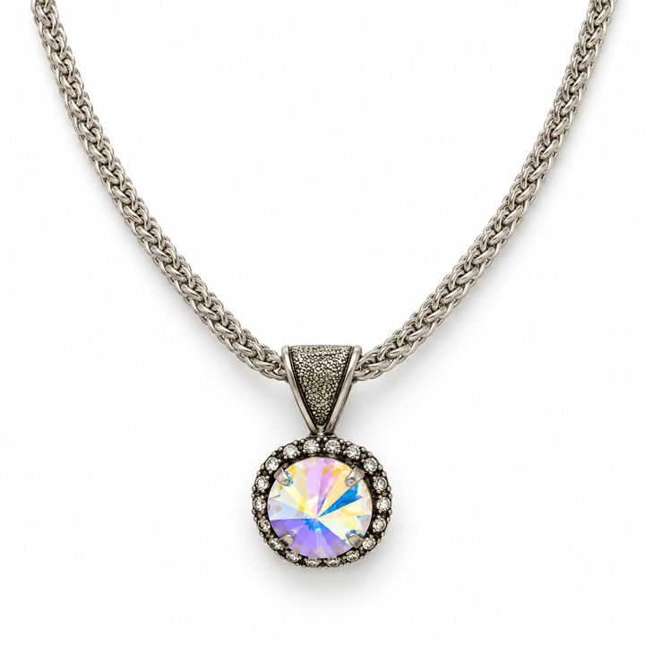 Round Crystal AB | Necklace