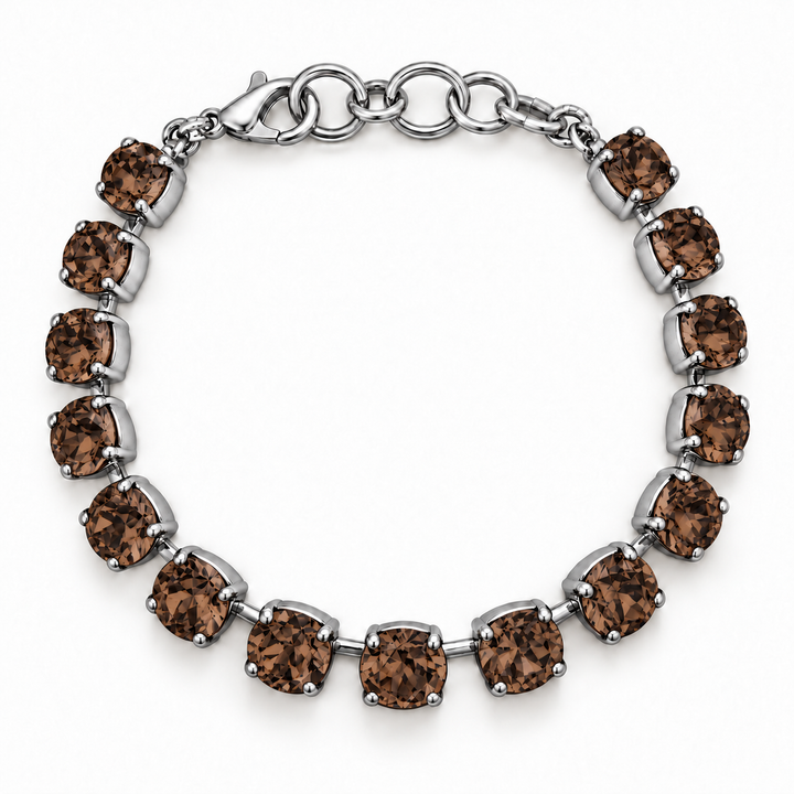 Brown Silver | Link Bracelet