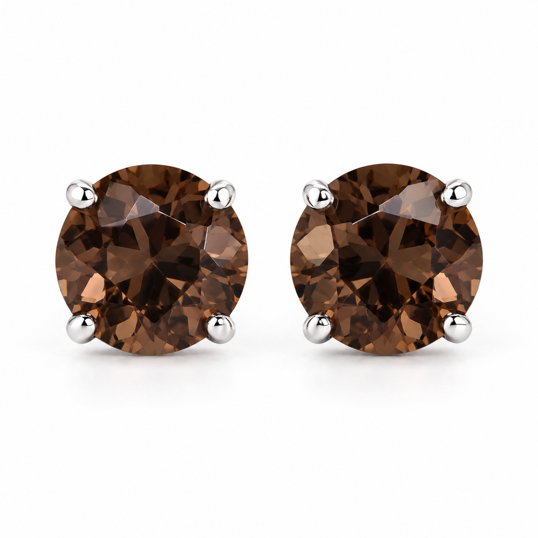 Brown | Crystal Stud