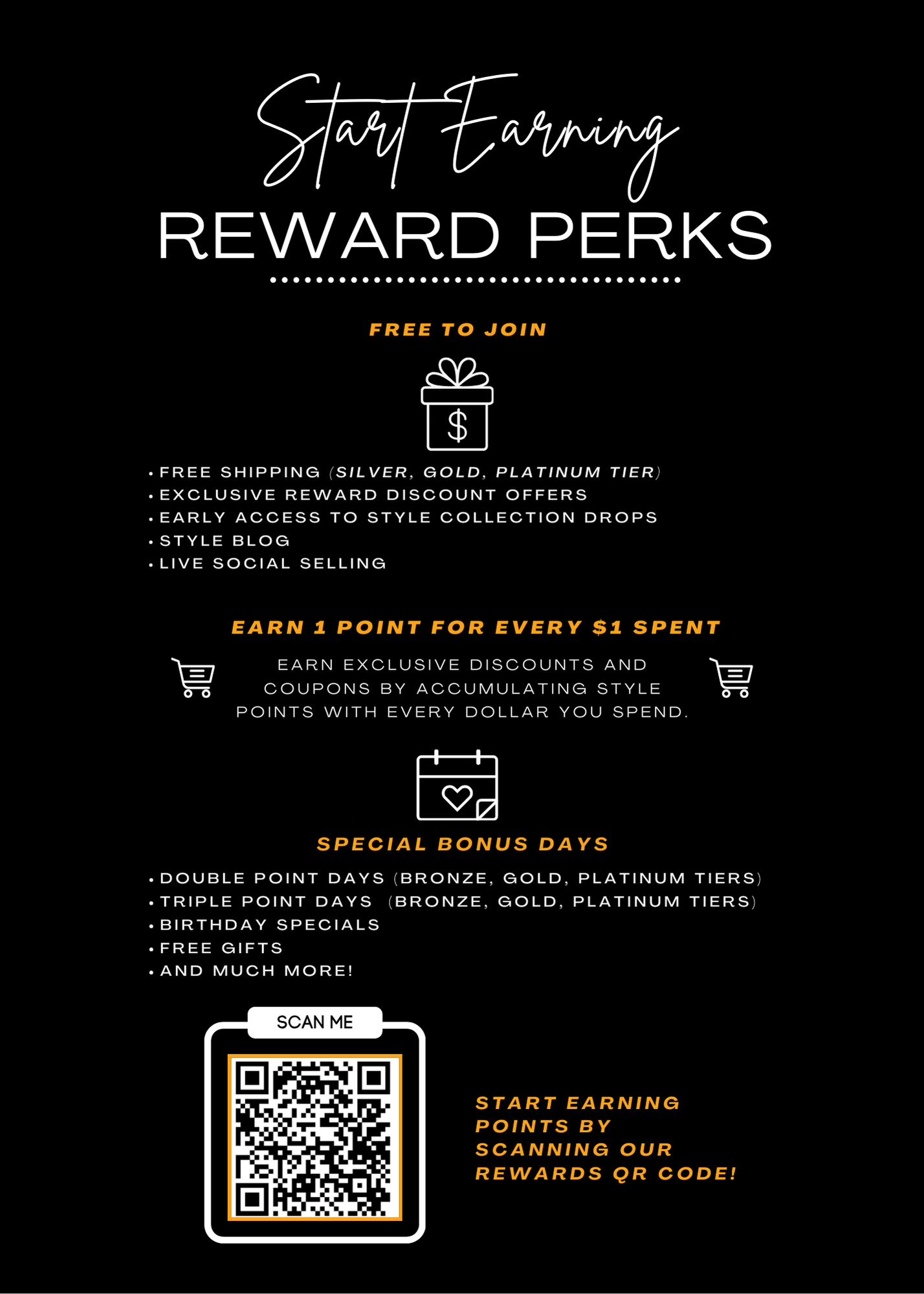 Reward program details