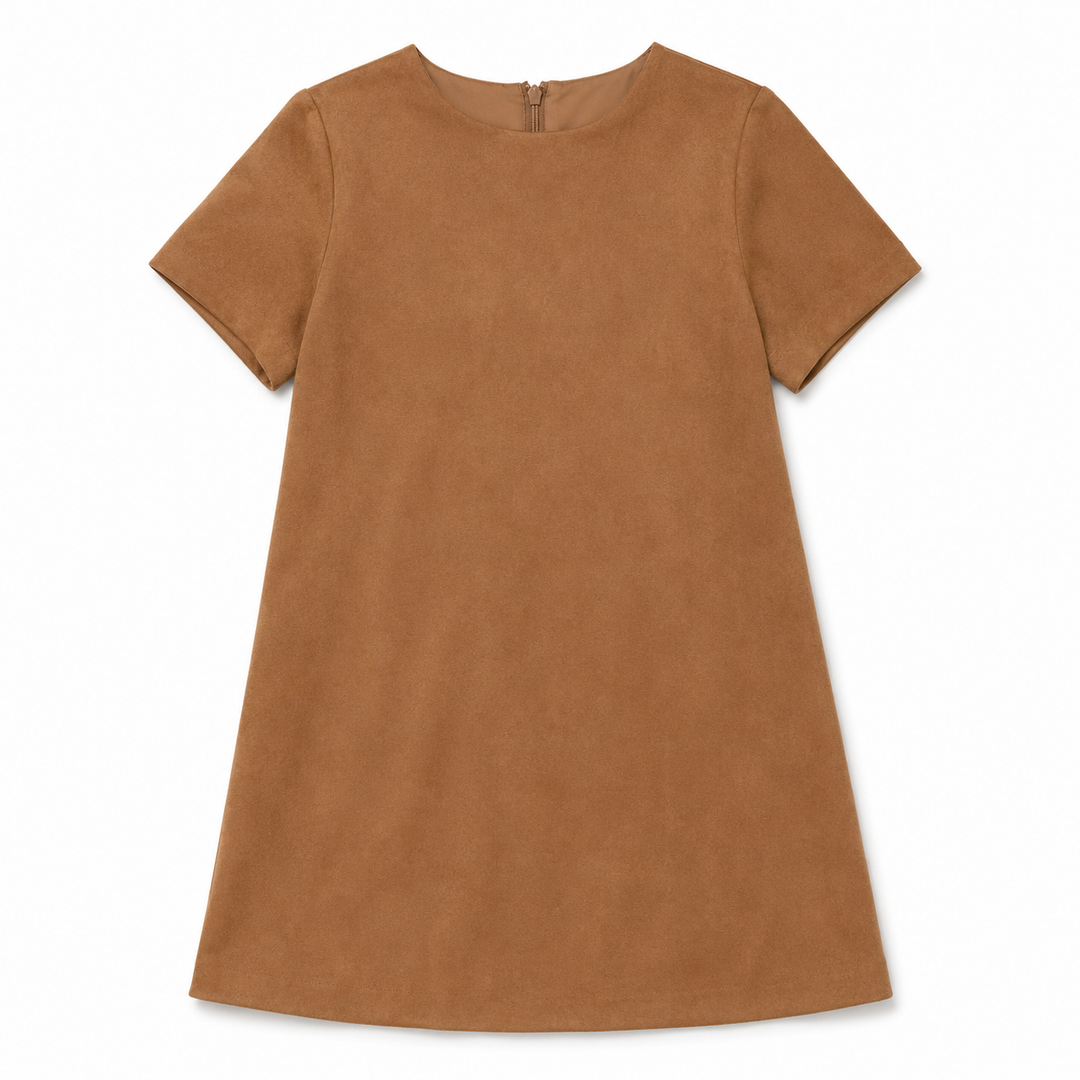 Faux Suede | Shift Dress