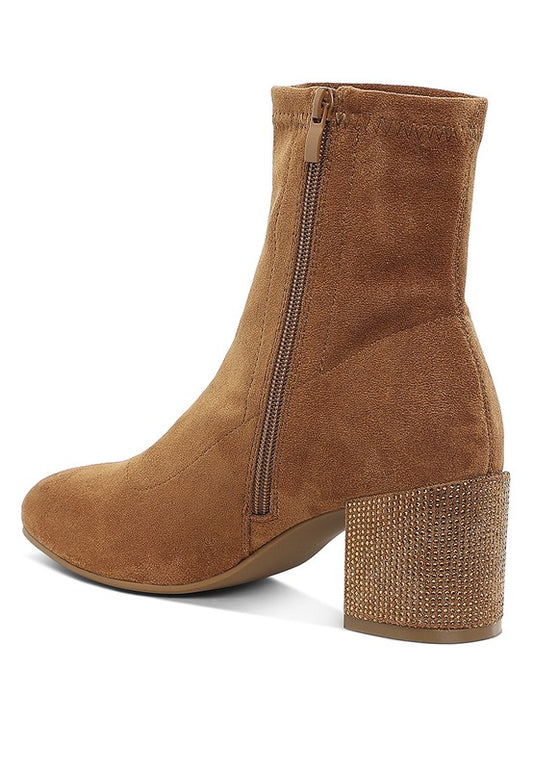Embellished Block Boot