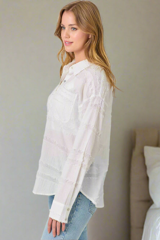 Textured Gauze Shirt