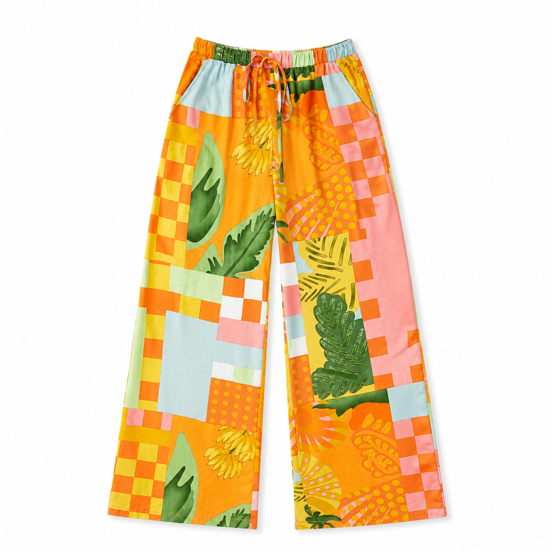 Torenia | Printed Wide-Leg