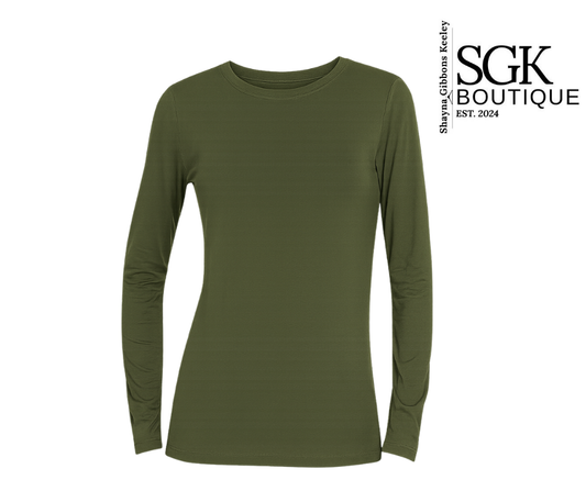 Olive Layering Long Sleeve