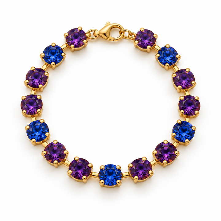 Sapphire Gold Delight | Bracelet
