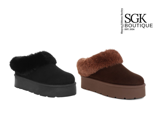 Aniso Faux Fur Slip-On
