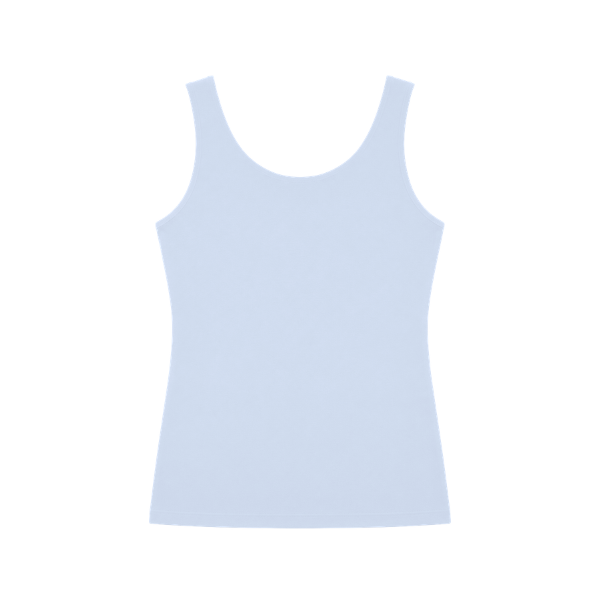 White tank top on a white background