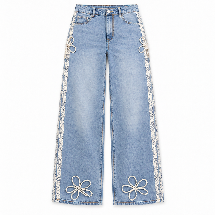 Lace Trim | Pearl Denim