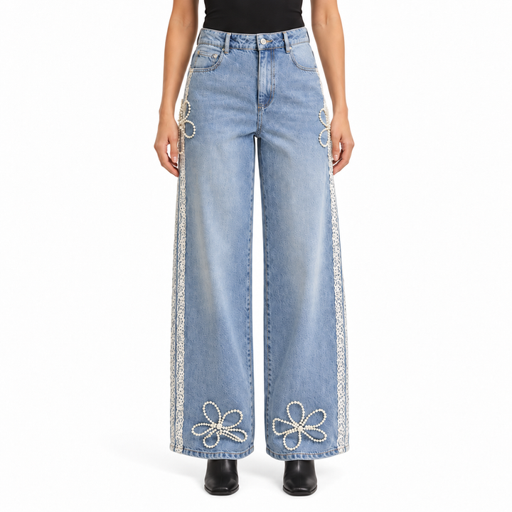 Lace Trim | Pearl Denim