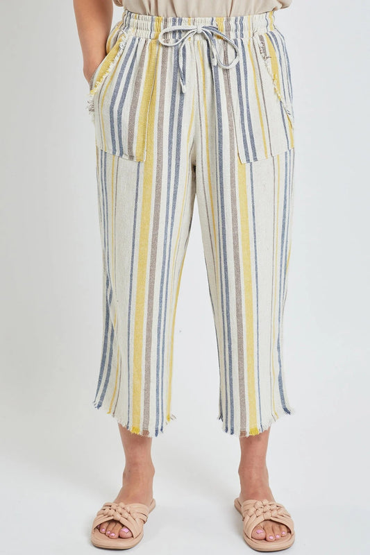 STRIPED CAPRI