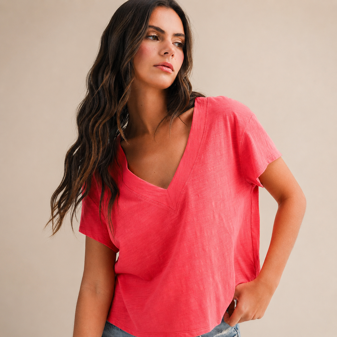 Fuchsia | Baby Tee
