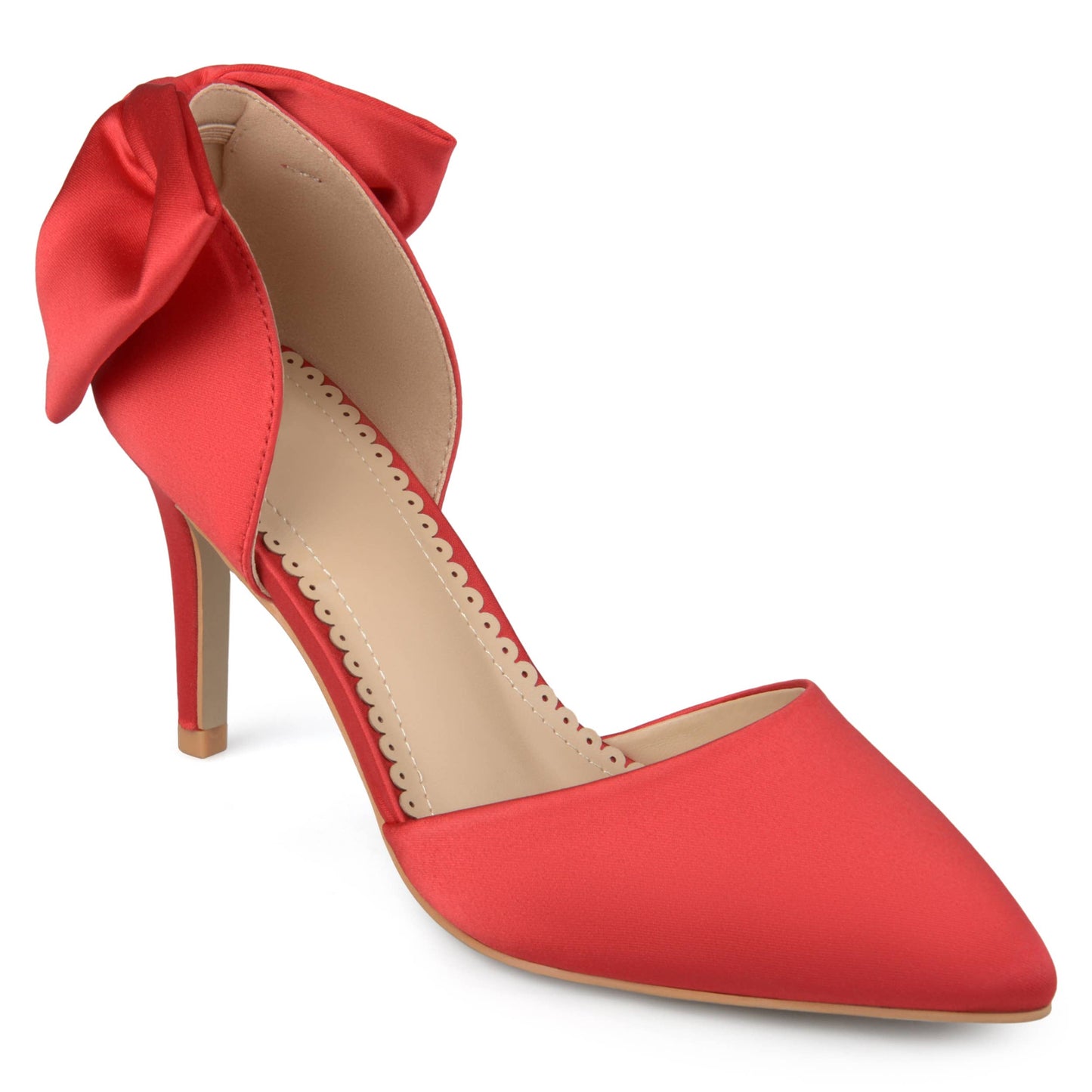 FINAL SALE: SATIN BACK BOW PUMP