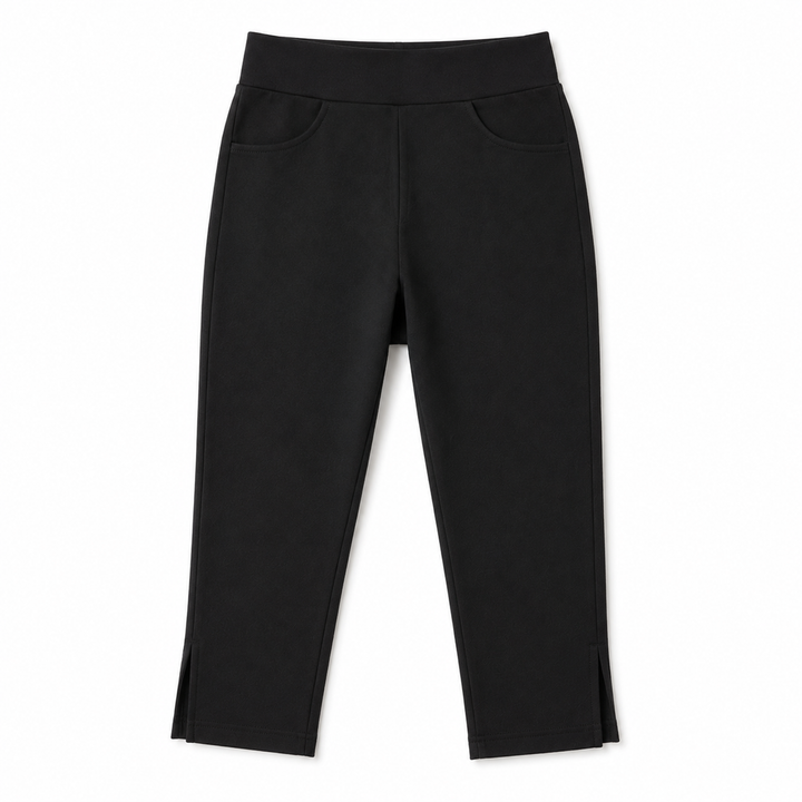 Black pants on a white background