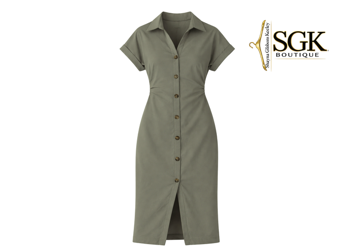 Fatigue | Collar Shirt Dress