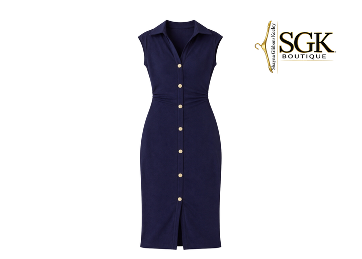 Button | Collar Dress