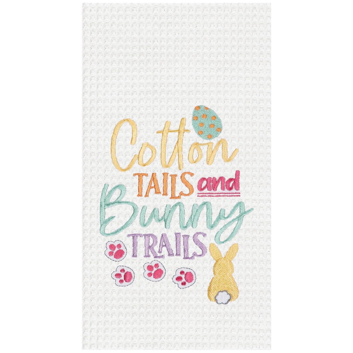 Cotton Tails & Bunny Trails Kitchen Towel