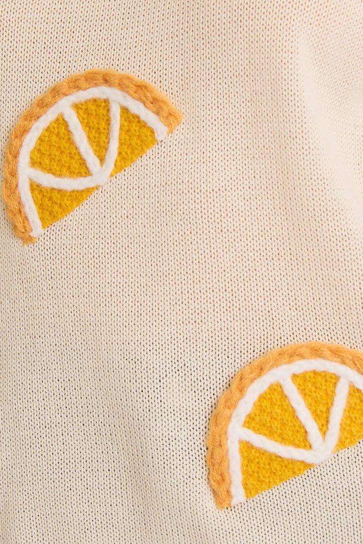 Orange Slice | Sweater Top