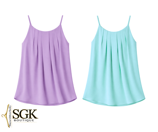 FINAL SALE|PLEATED CAMI