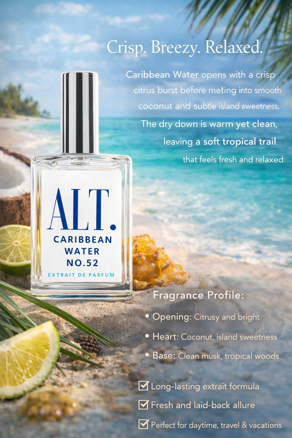 Perfume bottle labeled &