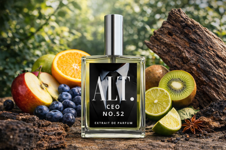 Perfume bottle labeled &