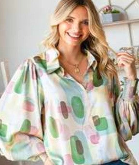 ABSTRACT BLOUSE